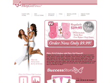 Tablet Screenshot of flirtygirlfit.com